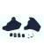 ACOPLE CASCO FMA RAIL PARA OREJA FLEXIBLE NEGRO