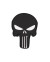 PARCHE IMMORTAL PVC PUNISHER NEGRO-BLANCO