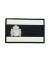 PARCHE PVC BANDERA ESPAÑOLA NEGRO-BLANCO