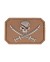 PARCHE PVC PIRATA SKULL SABLES MILTEC COYOTE