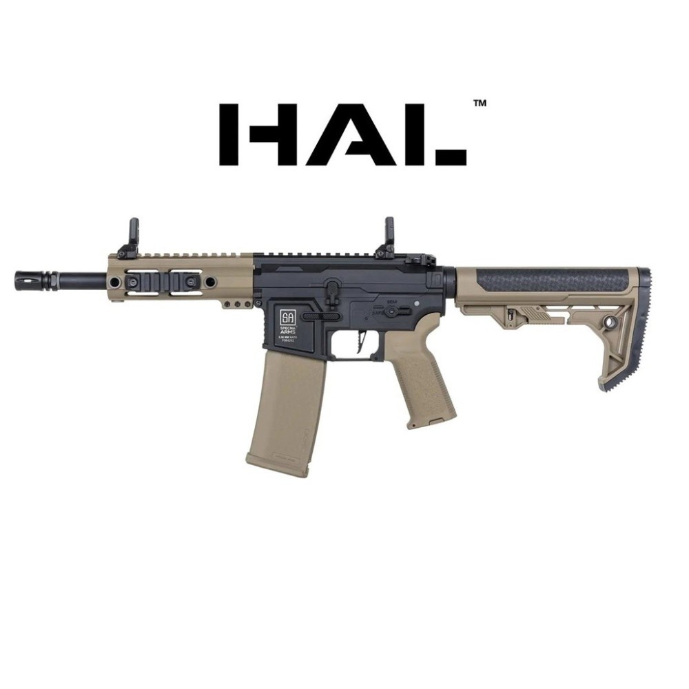 FUSIL SPECNA ARMS SA-F04-RL FLEX GEN.2 HAL ETU LIGHT OPS STOCK TAN