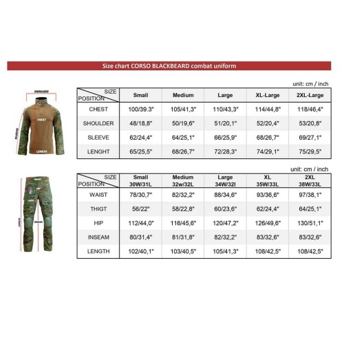 PANTALON CORSO BLACKBEARD COMBATE PIX. ARIDO