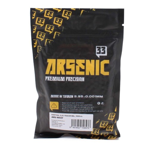 BOLAS ARSENIC KRYPTON TRAZADORA 0.25G 1000RDS VERDE
