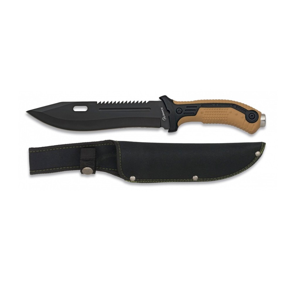 CUCHILLO ALBAINOX SIERRA MANGO TAN