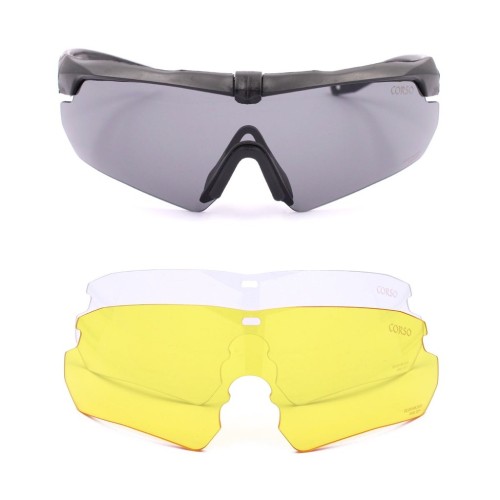 GAFA CORSO REVENGE GUNNER 3 LENTES NEGRA