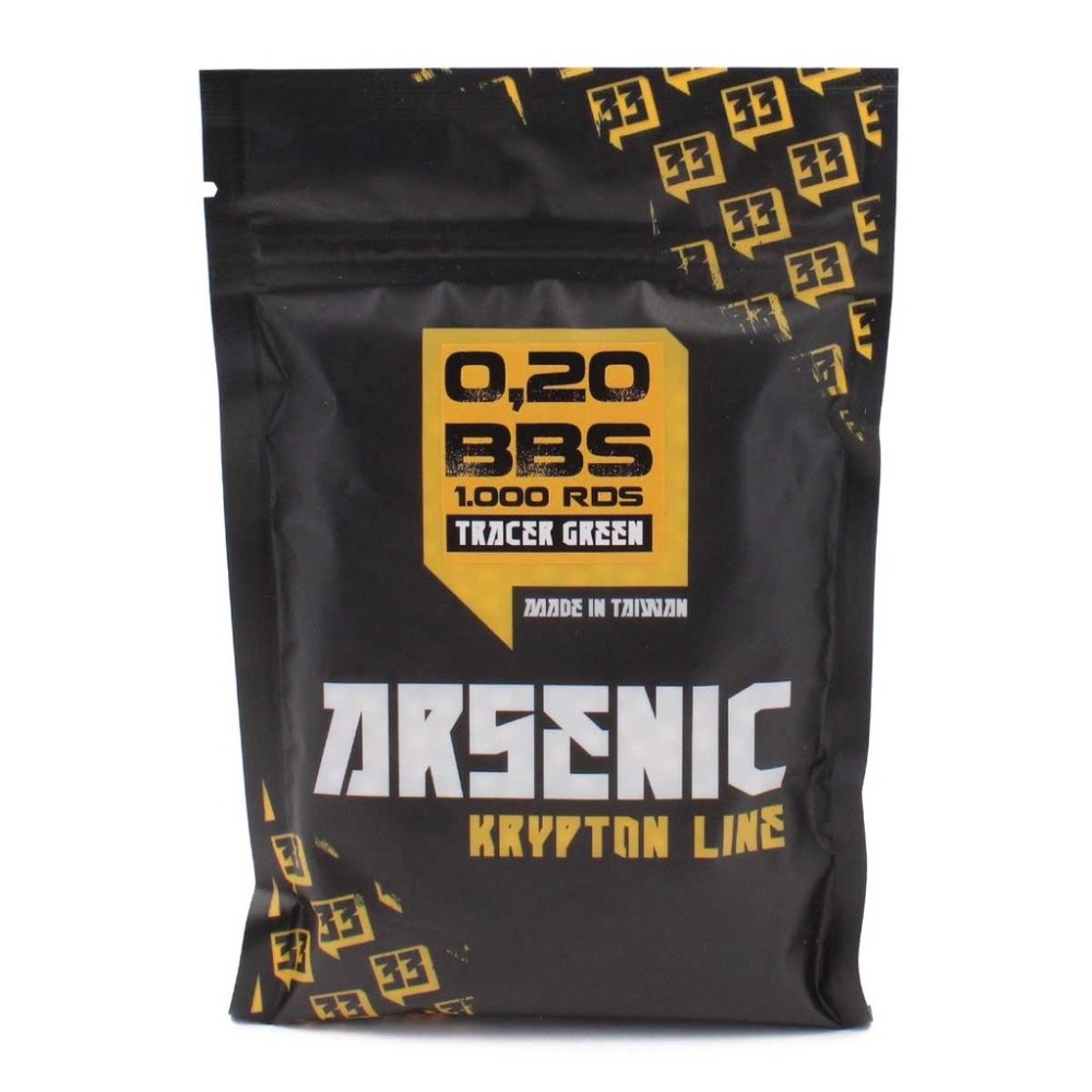 BOLAS ARSENIC KRYPTON TRAZADORA 0.20G 1000RDS VERDE