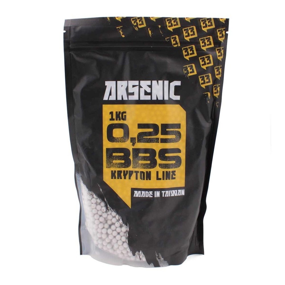 BOLAS ARSENIC KRYPTON 0.25G 1KG BLANCA