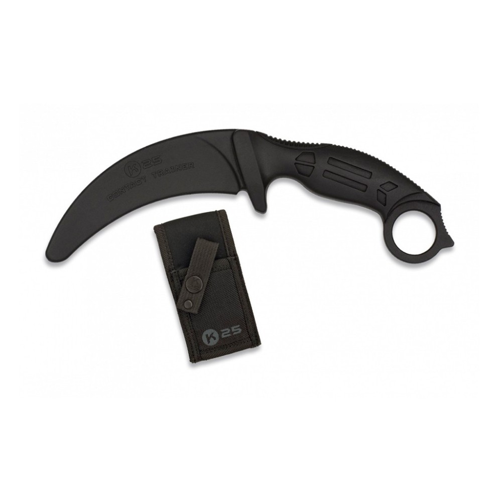 CUCHILLO K25 ENTRENAMIENTO KARAMBIT NEGRO