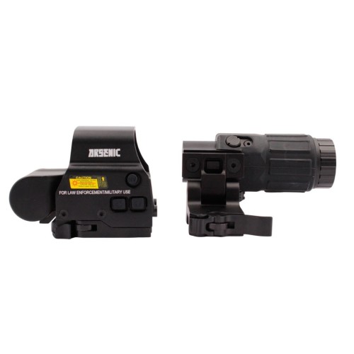 SET ARSENIC ARGON RED DOT & MAGNIFICADOR AS558 y G33 NEGRO