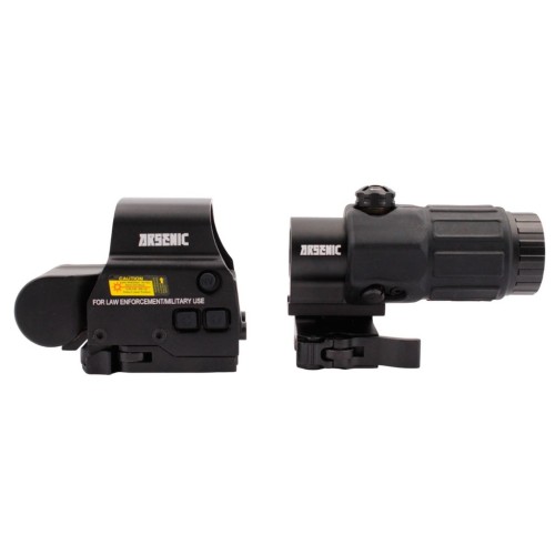 SET ARSENIC ARGON RED DOT & MAGNIFICADOR AS558 y G33 NEGRO