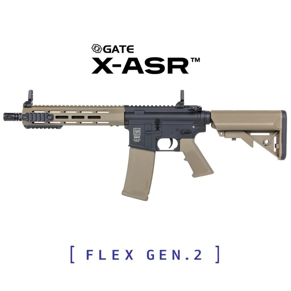 FUSIL SPECNA ARMS SA-F03 FLEX GEN.2 X-ASR NEGRO-TAN