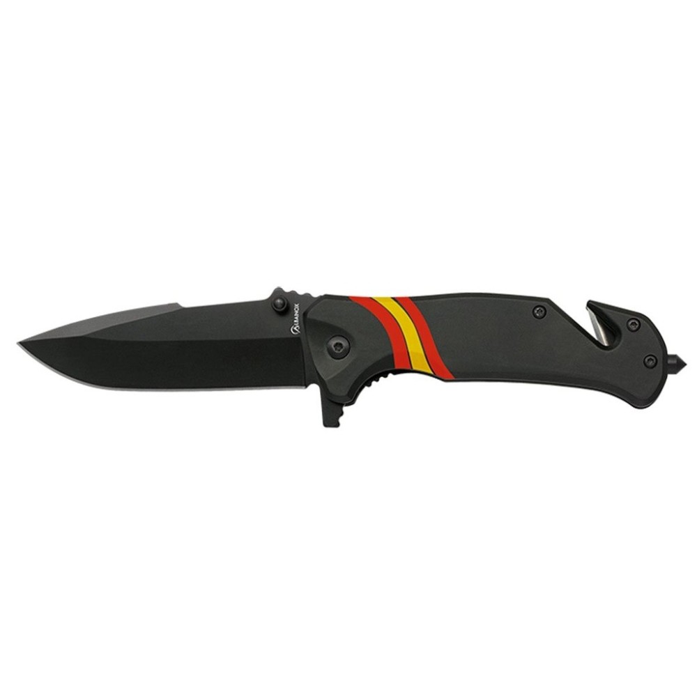 NAVAJA ALBAINOX SEGURIDAD SIERRA ESPAÑA NEGRA